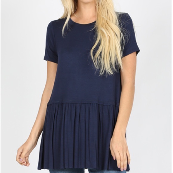 Drop waist Ruffle Bottom top - Picture 4 of 5